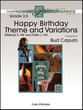 Happy Birthday Theme and Variations Orchestra sheet music cover